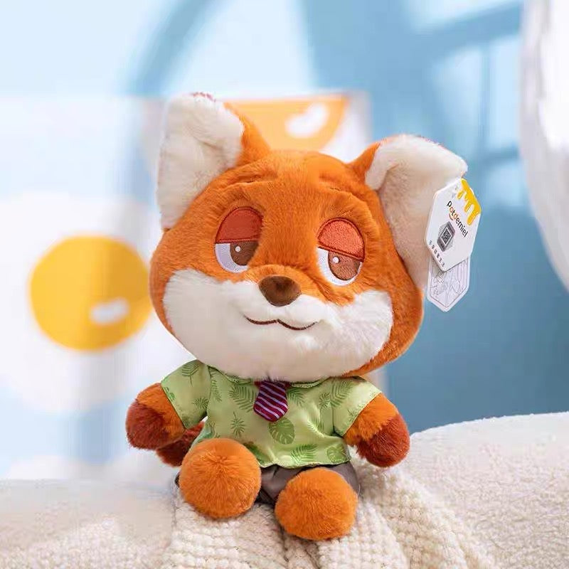 Disney Zootopia Judy Hopps & Nick Wilde Plush Toys – Soft Stuffed Animal Bunny Doll for Kids
