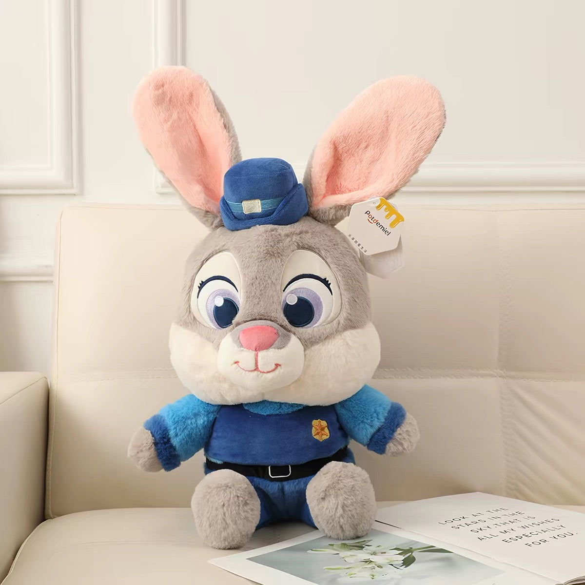 Disney Zootopia Judy Hopps & Nick Wilde Plush Toys – Soft Stuffed Animal Bunny Doll for Kids