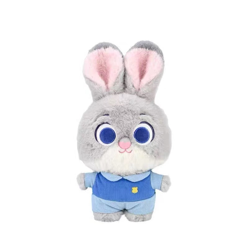 Disney Zootopia Judy Hopps & Nick Wilde Plush Toys – Soft Stuffed Animal Bunny Doll for Kids