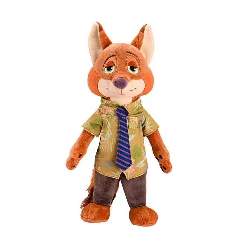 Disney Zootopia Judy Hopps & Nick Wilde Plush Toys – Soft Stuffed Animal Bunny Doll for Kids