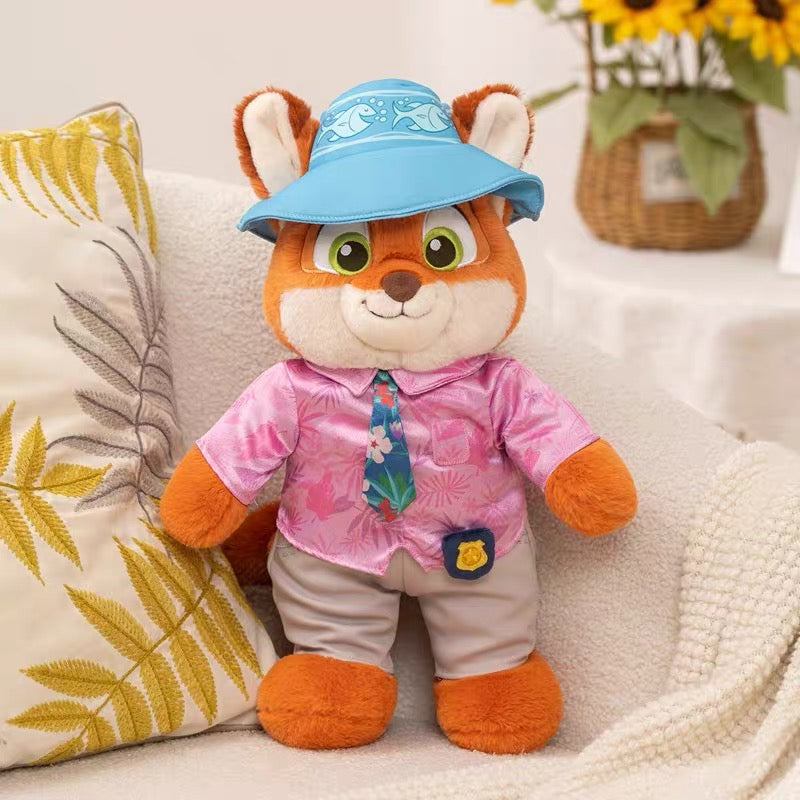 Disney Zootopia Judy Hopps & Nick Wilde Plush Toys – Soft Stuffed Animal Bunny Doll for Kids