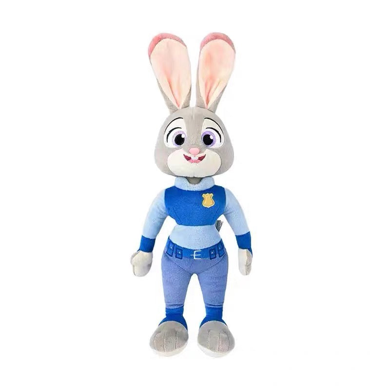 Disney Zootopia Judy Hopps & Nick Wilde Plush Toys – Soft Stuffed Animal Bunny Doll for Kids