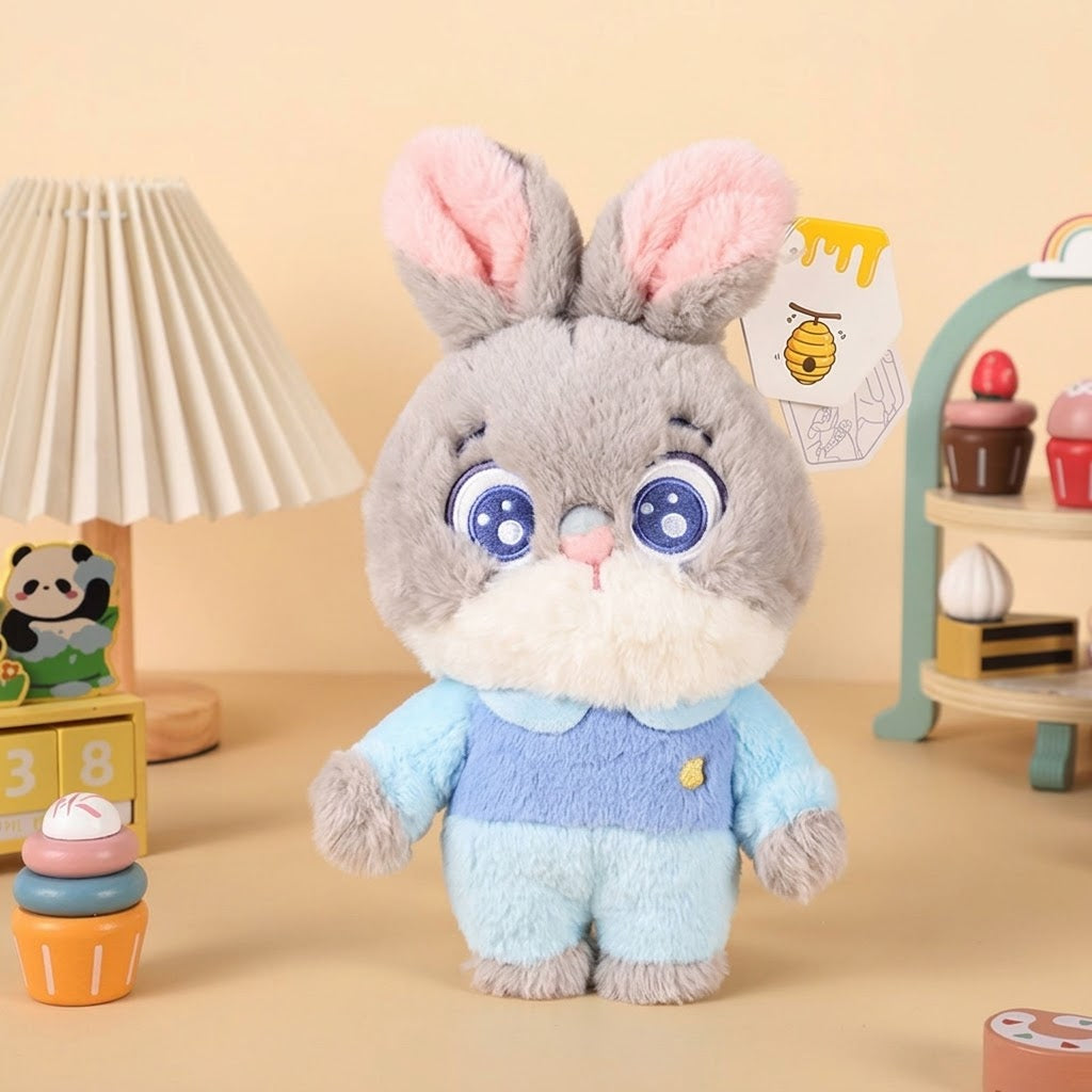 Disney Zootopia Judy Hopps & Nick Wilde Plush Toys – Soft Stuffed Animal Bunny Doll for Kids