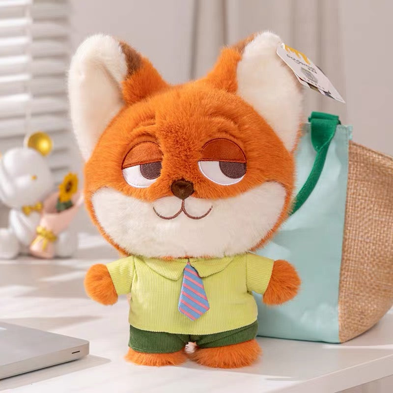 Disney Zootopia Judy Hopps & Nick Wilde Plush Toys – Soft Stuffed Animal Bunny Doll for Kids
