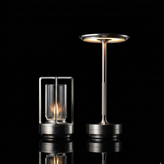 Modern Cordless LED Table Lamp for Cafe, Bar & Outdoor Use